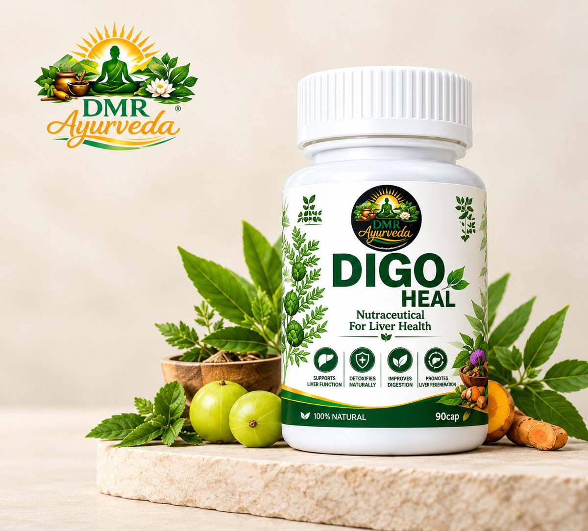 Digo Heal Capsules – Ayurvedic Digestive & Gut Health Support | DMR Ayurveda