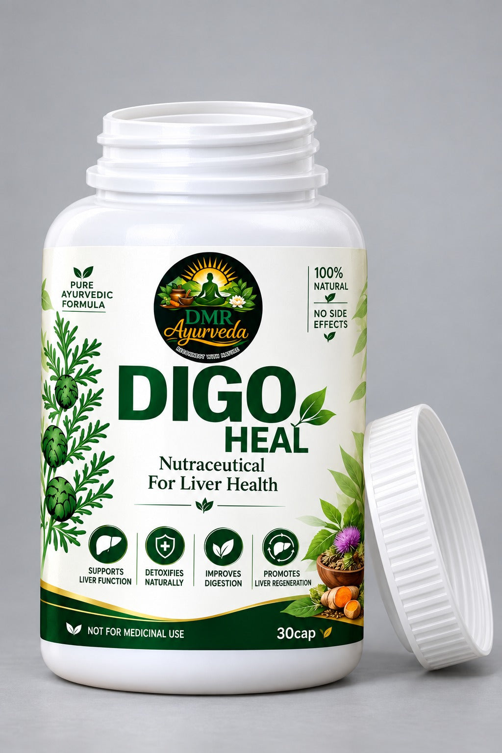 Digo Heal Capsules – Ayurvedic Digestive & Gut Health Support | DMR Ayurveda