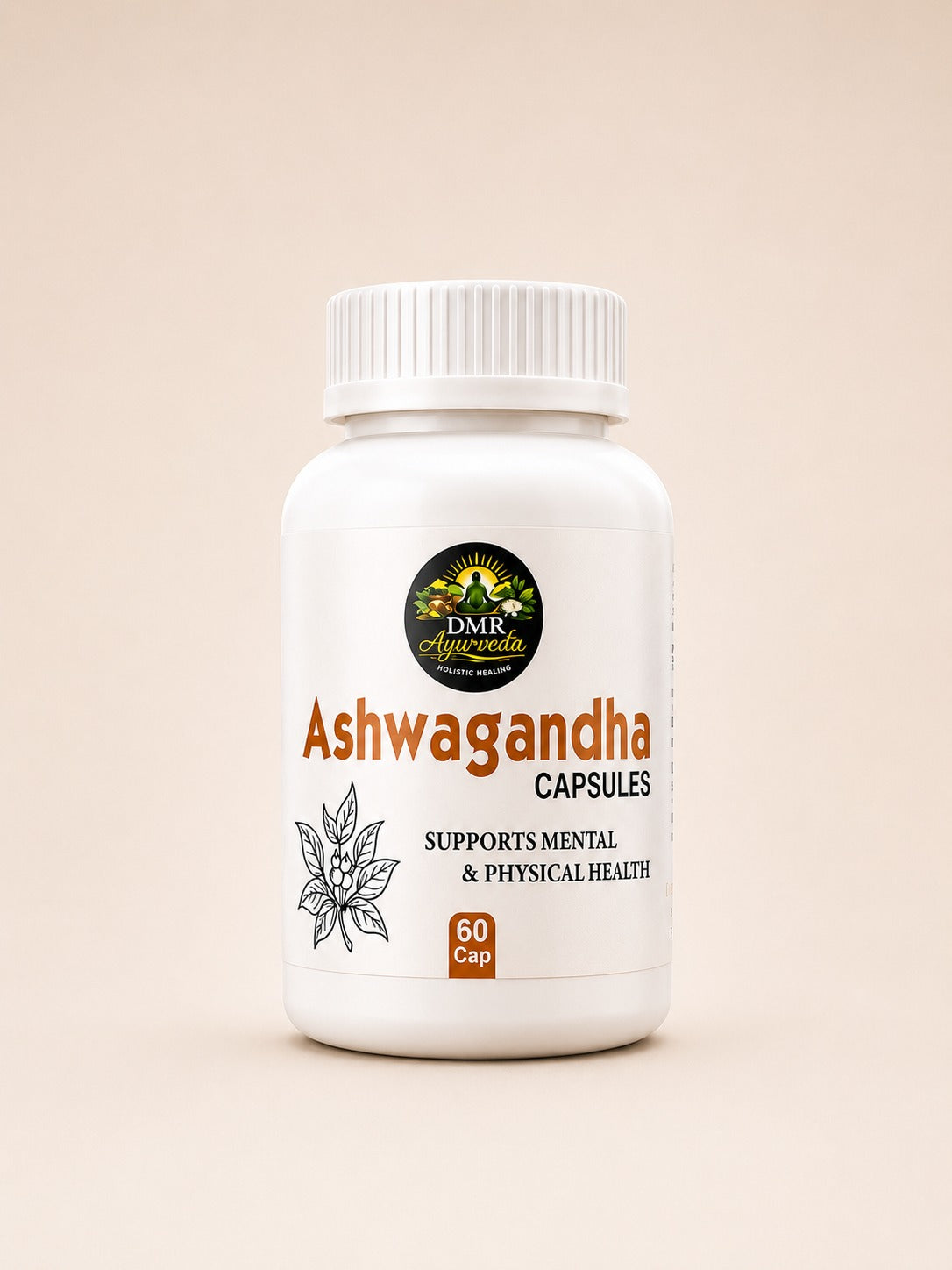 DMR Ayurveda Ashwagandha Capsules 60 Veg Capsules
